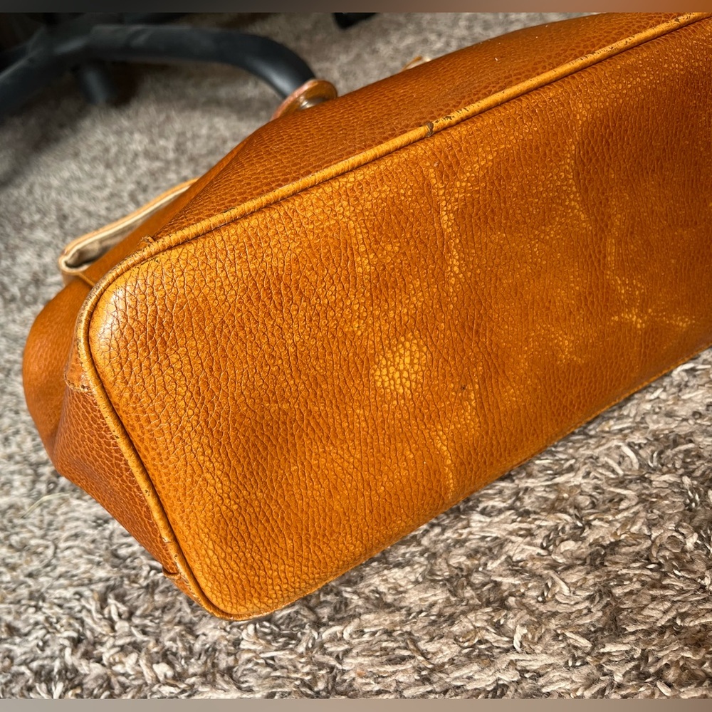 Vintage Furla Leather Handbag/Messenger bag - Picture 3 of 7